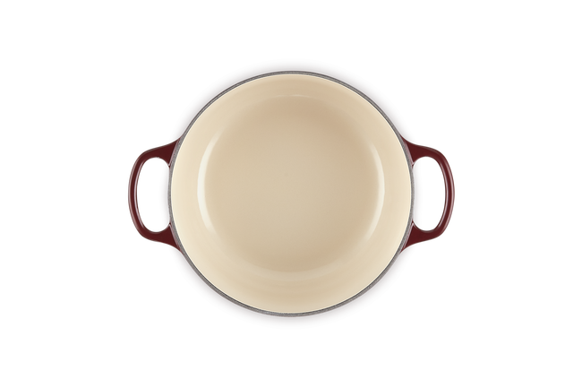 Le Creuset Cast Iron Signature Round Casserole 20cm RhoneGarnet image number 5